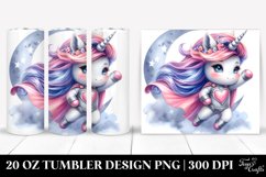 Pastel Baby Unicorn Hero | 10 Oz Tumbler Product Image 1