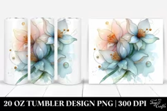 Glossy Narcissus Stained , High-Res 20 Oz Tumbler Product Image 1