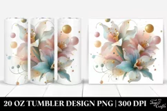 Glossy Narcissus Stained , High-Res 20 Oz Tumbler Product Image 1