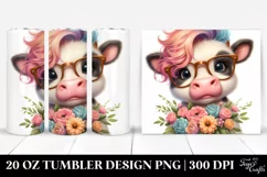 Goofy Baby Cow, Transparent PNG Product Image 1