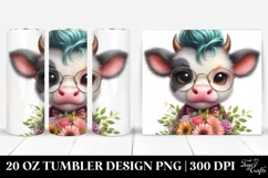 Goofy Baby Cow, Transparent PNG Product Image 1
