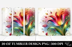 Colorful Tulip | 10 Oz Tumbler Product Image 1