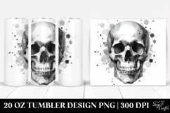 Simple Skull Clipart 20 Oz Tumbler Product Image 1
