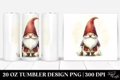 Vintage Gothic Gnome 20 Oz Tumbler Product Image 1