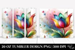 Colorful Tulip | 10 Oz Tumbler Product Image 1