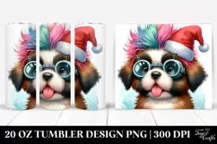 Enthusiastic Baby Saint Bernard PNG Product Image 1