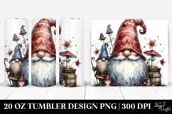 Vintage Gnome Design | 20 oz Tumbler Product Image 1
