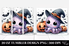 Scary Baby Octopus, Halloween PNG Product Image 1