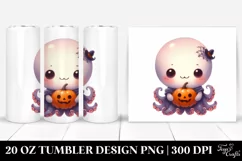 Halloween Baby Octopus, Transparent PNG Product Image 1