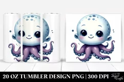 Halloween Baby Octopus, Transparent PNG Product Image 1