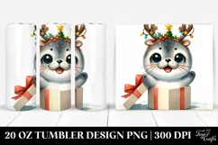 Enthusiastic Baby Seal PNG Product Image 1