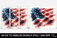 Washed Flag Tumbler | 20 Oz Tumbler Product Image 1