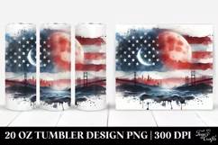Washed Flag Tumbler | 20 Oz Tumbler Product Image 1