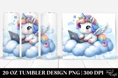 Whimsical Flowers, Baby | 20 oz Tumbler Product Image 1