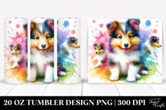Expressive Baby Collie | 20 oz Tumbler Product Image 1