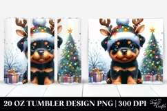 Expressive Baby Rottweiler PNG Product Image 1