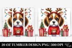 Expressive Beagle with Crazy Haircut PNG Product Image 1