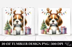 Expressive Beagle with Crazy Haircut PNG Product Image 1
