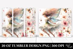 20 Oz Tumbler Sublimation | Fairy Tumbling with Spring Product Image 1