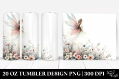 Whimsical Washed Fairy | 20 oz Tumbler Product Image 1