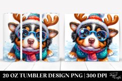 Expressive Bernese Mountain Dog Winter PNG Product Image 1