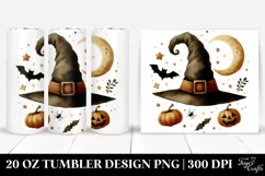 Vintage Halloween Simple Hat Masquerade 20 oz Tumbler Product Image 1