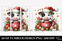 Christmas PNG 20 Oz Tumbler Design Product Image 1