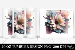 Glossy Daisy Clipart 20 Oz Tumbler Product Image 1