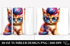 Funny Baby Cat Tumbler Product Image 1