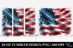 Washed Flag Tumbler | 20 Oz Tumbler Product Image 2