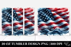 Washed Flag Tumbler | 20 Oz Tumbler Product Image 1
