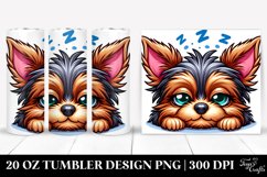 Colorful Crazy Yorkshire Terrier | 20 oz Tumbler Product Image 1