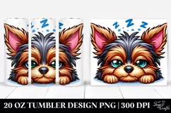 Colorful Crazy Yorkshire Terrier | 20 oz Tumbler Product Image 1