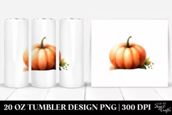 Simple Pumpkin Clipart 20 Oz Tumbler Product Image 1