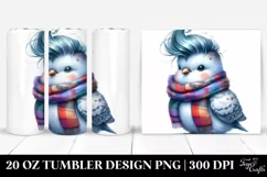 Winter Baby Dove | 20 oz Tumbler Product Image 1