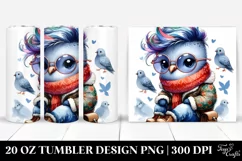 Winter Baby Dove | 20 oz Tumbler Product Image 1