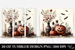 Vintage Halloween Potion Scene | 20 oz Tumbler Product Image 1