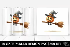 Funny Halloween BROOMSTICK Clipart PNG Product Image 1