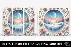 Pastel Christmas Melting Scene, High-Res 20 Oz Tumbler Product Image 1