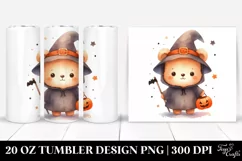 Cute Spooky Bear Halloween Clipart PNG Product Image 1