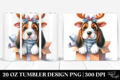 Expressive Baby Basset Hound PNG Product Image 1
