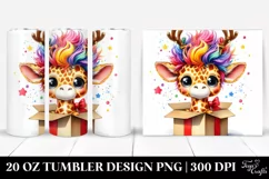 Expressive Giraffe with Vibrant Haircut PNG Product Image 1