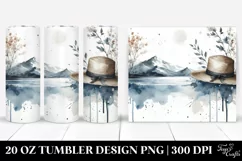 Simple Hat Design,Watercolor Splash 20 oz Tumbler Product Image 1