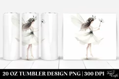 Whimsical Dancing Fairy | Tshirt|Tumbler|Mug|Clipart Product Image 1