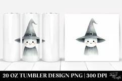 Whimsical Funny Witch Clipart, High-Res 20 Oz Tumbler Product Image 1