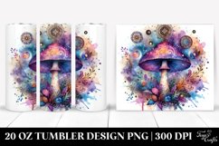 Magical Celestial Mushroom Clipart 20 Oz Tumbler Product Image 1