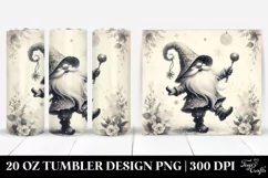 Vintage Gnome,Dancing Gnome | 20 oz Tumbler Product Image 1