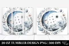 Whimsical Half Moon,Colorful Design | 20 oz Tumbler Product Image 1