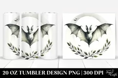 Simple Bat,Watercolor Image | 20 oz Tumbler Product Image 1