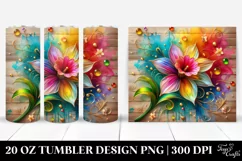 Colorful Daffodil Material | 20 Oz Tumbler Product Image 1